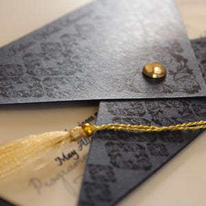 Moslem Indian Englisch Sikh Hindu Nikkah Walima Mehndi Sangeet Hochzeitseinladungen Karten | Personalisierte jede Farbe Handmade Einzigartig