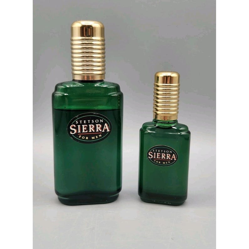 VTG Stetson Sierra by Coty After Shave 75% & Cologne 100 66ml 22ml bottles image 1