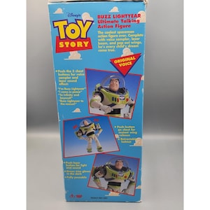 1995 Toy Story Buzz Lightyear 1st Run 1st edition Ultimate Talking Action Figure image 18