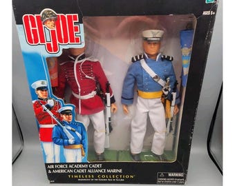 GI Joe 12" Air Force & Marine Cadet Timeless Collection 2002 Hasbro - NOS sealed