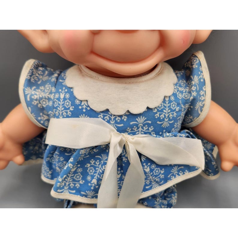 RARE Vtg 1960s Scandia House SAWDUST Girl Troll Doll 10" Blonde Ideal Tag image 5