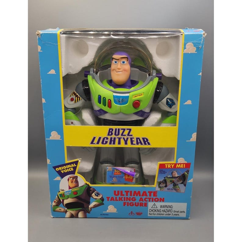 1995 Toy Story Buzz Lightyear 1st Run 1st edition Ultimate Talking Action Figure image 1