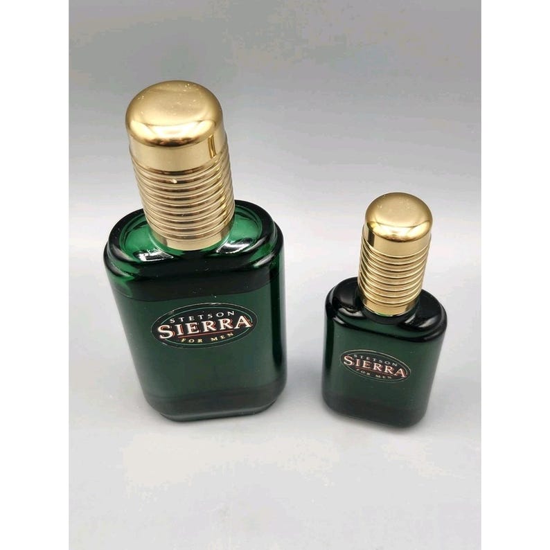 VTG Stetson Sierra by Coty After Shave 75% & Cologne 100 66ml 22ml bottles image 2