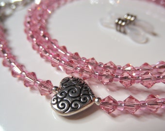 Breast Cancer Eyeglass Chain Holder 5 DOLLAR DONATION - Etsy display picture 1