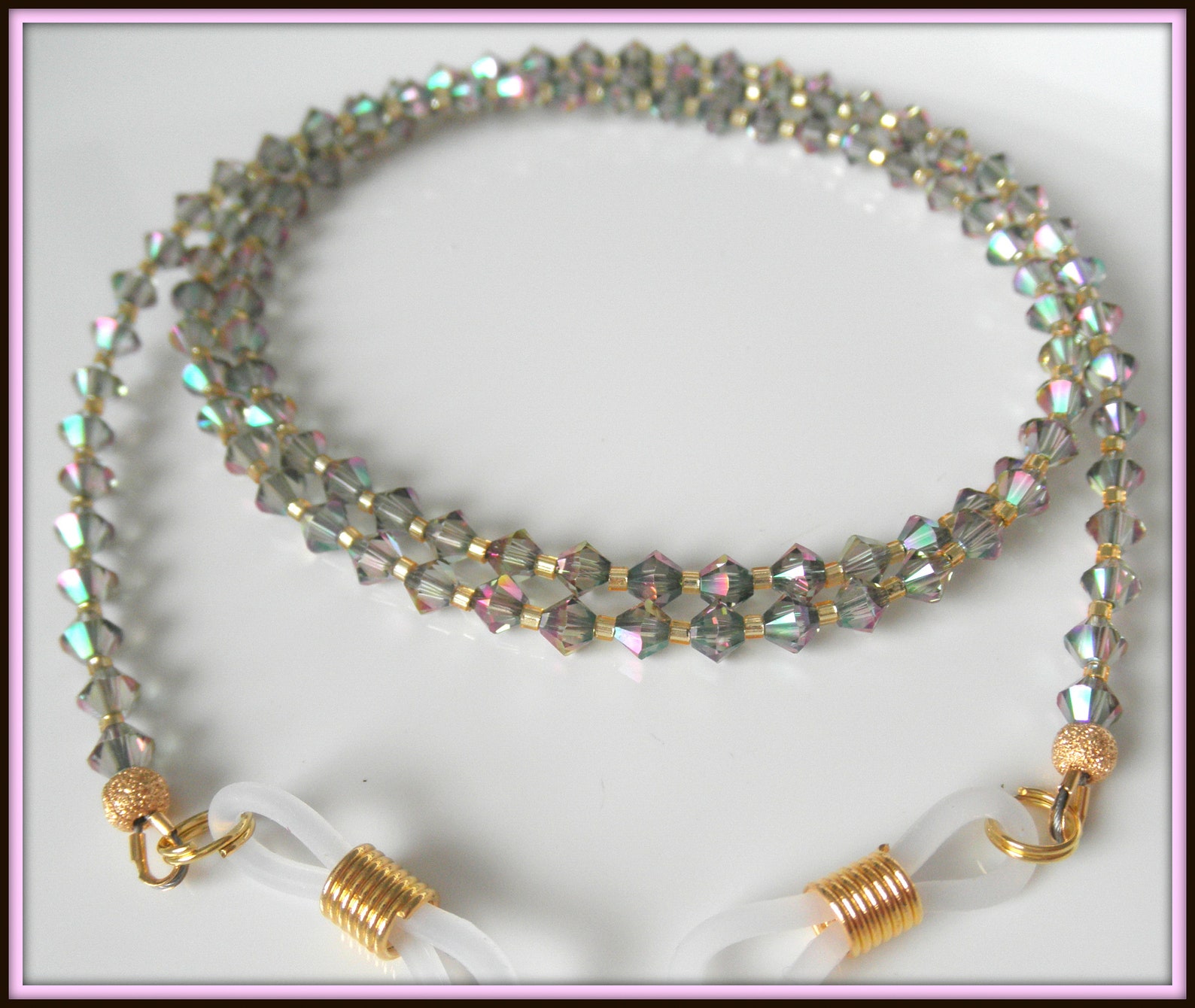 GLAMOROUS Crystal Eyeglass Chain in Paradise Shine 2X Etsy