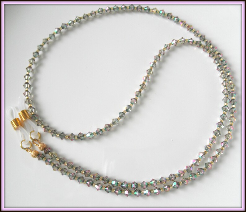 GLAMOROUS Crystal Eyeglass Chain in Paradise Shine 2X Etsy