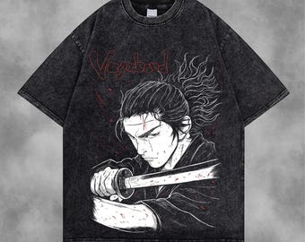 Vagabond Manga Shirt, Musashi Miyamoto, Japanese Streetwear - Etsy