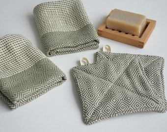 Kitchen Tea-Hand Towels and Pot Holders Set dry quickly multi-functional dishcloth