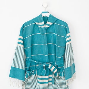Türkischer Strandmantel, Roben für Hochzeitsgeschenke, Unisex-Bademantel, Herren- und Damenmantel, Morgenmantel, Strandtücher, Bio-Baumwoll-Surfmantel
