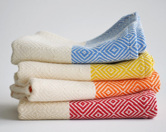 Striped Kitchen Towels, Tea Towels, Colorful Kitchen Towels