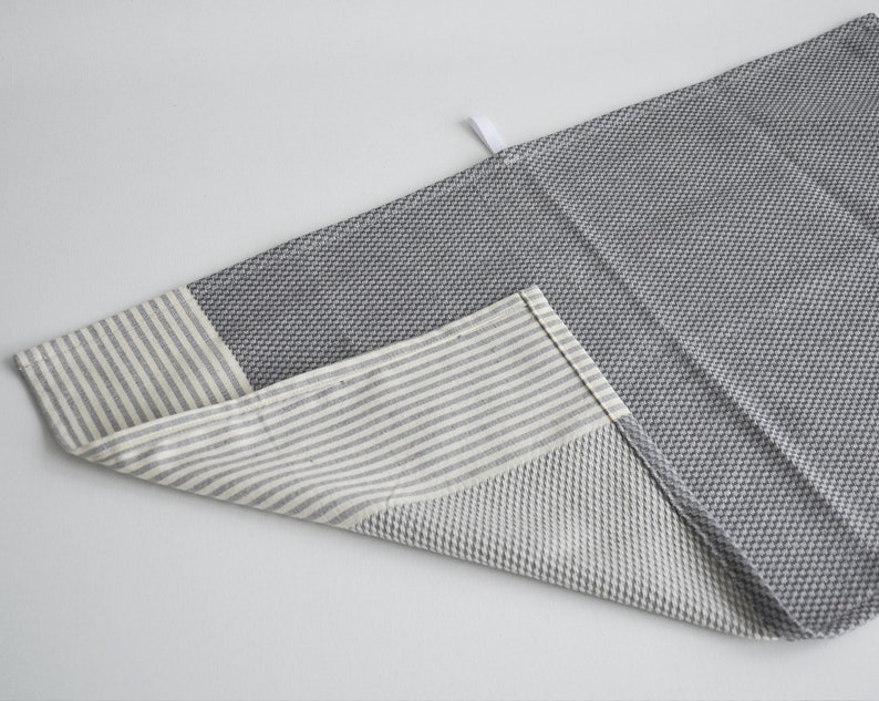 SALE / Gray Dark Gray Black / Kitchen Towel Hand Towel Etsy