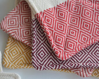 Colorful 6x6 inch Pot Holder, Uniquely Heat Resistant, Machine Washable, 100% Cotton.