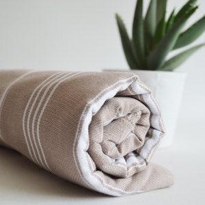 Turkish Cotton Peshtemal Towel: Beach, Bath, Spa, Yoga