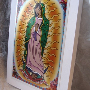 Virgen de Guadalupe-wenskaart, blanco, 5 x 7