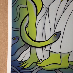 Medusa and the Gorgon Sisters Art Print, Ancient Greek Mythology ...