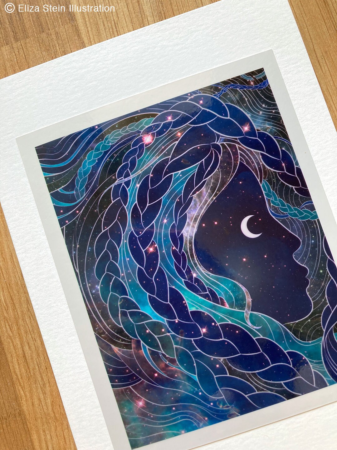 Galaxy Blank 5x7 Greeting Card, Outer Space Note Card, Carina Nebula ...