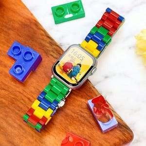 Colorful Resin Band for Apple Watch, Summer iWatch Strap for Women, Friends Gift, All Series & Sizes, Aesthetic Watch Band, Gift for Her