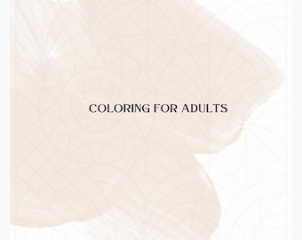 Coloriage pour adultes (difficile)