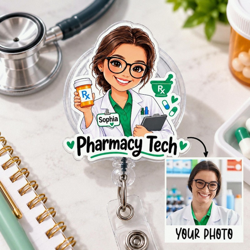 Fun Technology Badges Cute Pharmacy Reels - Etsy