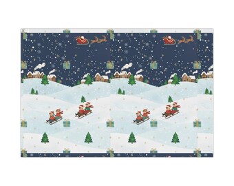 Christmas Winter Santa Gift Wrap Papers