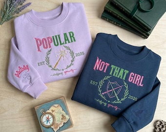 Custom Magic Musical Embroidered Shirt, Good Bad Witch Tee, Theater Lover Gift