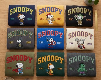 Custom Cosplay Dog Embroidered Shirt, Retro Comic Hero Tee, Geeky Animal Gift