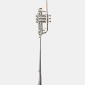 Bb Flag Trumpet Musical Instrument Marching Band Bugle in Bb Key Parade & Ceremonial Brass Instrument Herald Trumpet Event Trumpet With Case