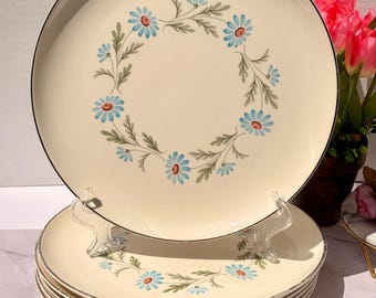 Vtg Taylor Smith Blue Daisy Ring dinner plates cottagecore 5 available