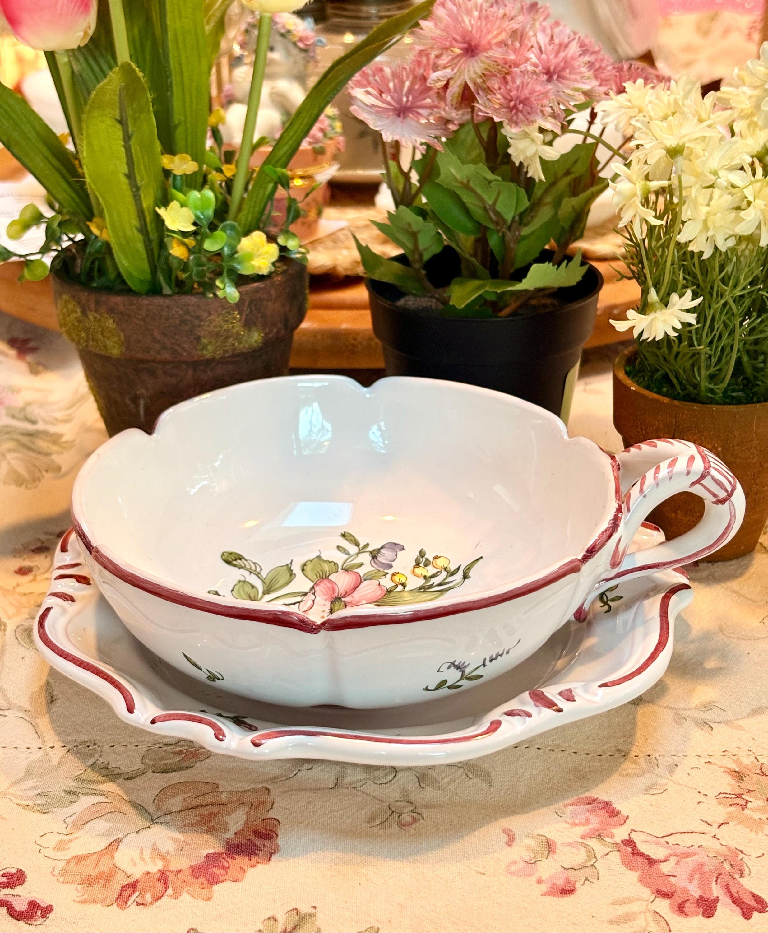 Moustier French Pottery - Etsy