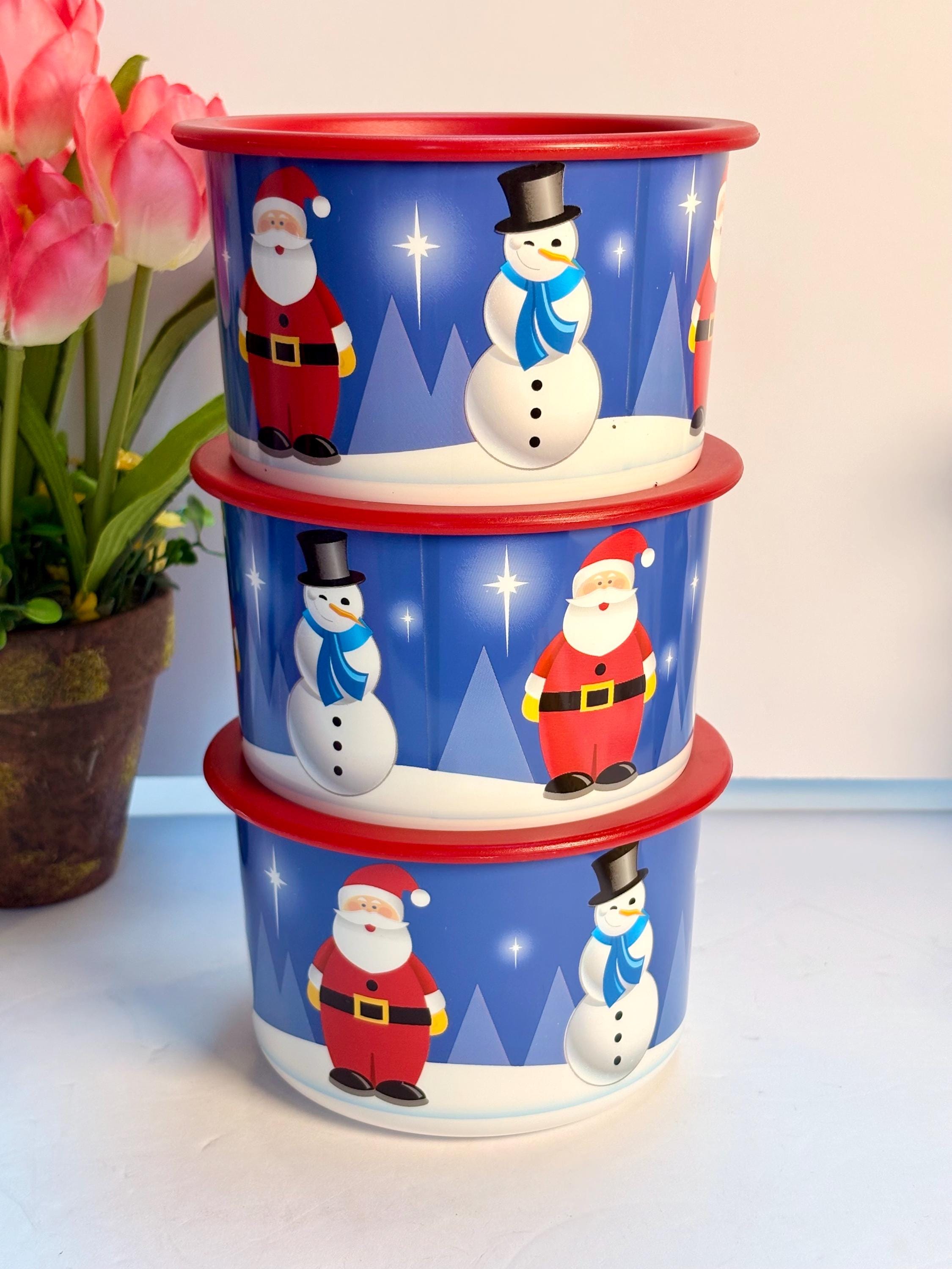 Tupperware Christmas Containers - Etsy