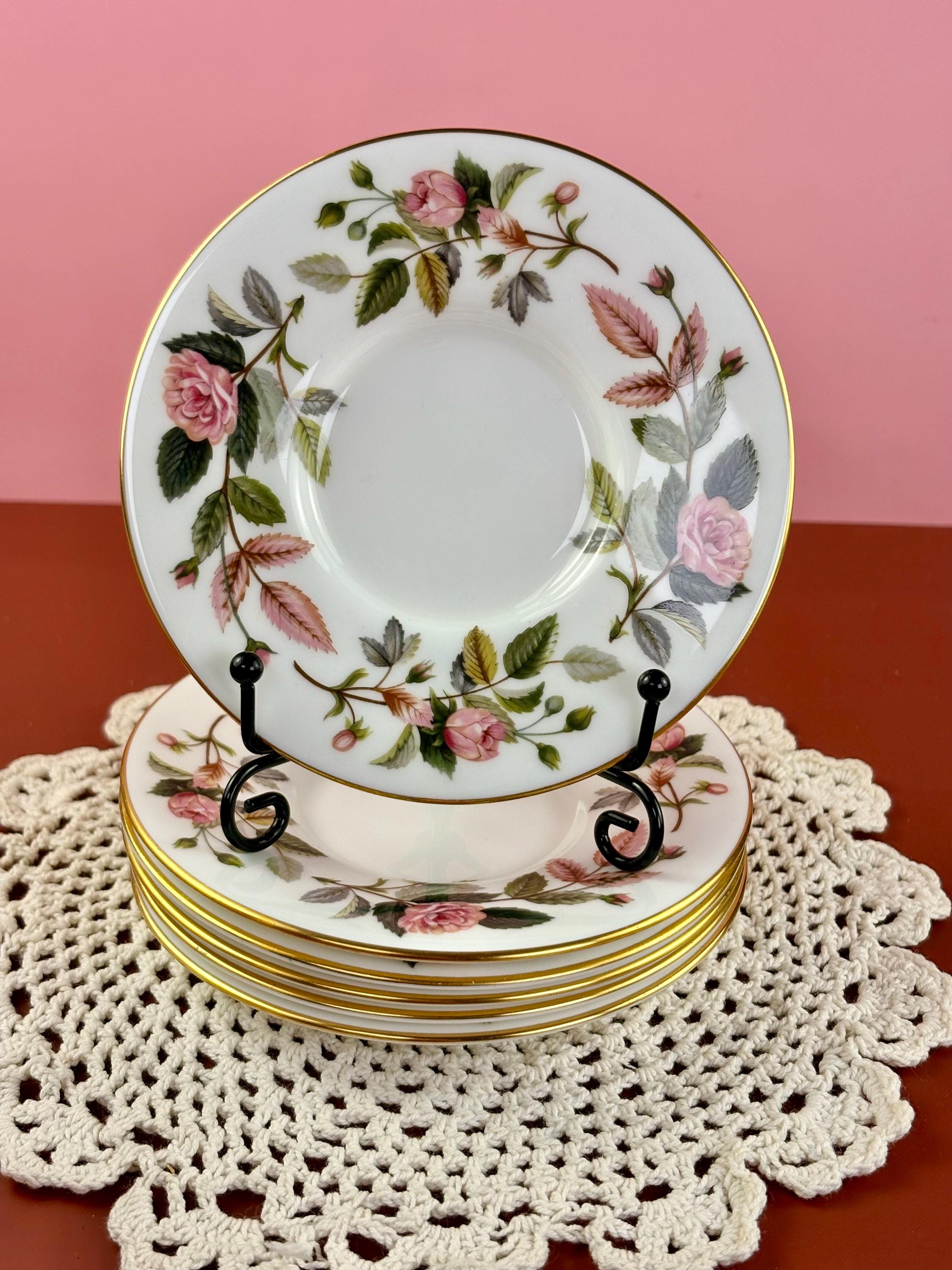 Wedgwood Hathaway Rose Tea Set - Etsy