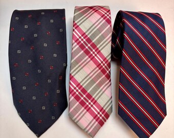 3 Men’s assorted neckties business attire