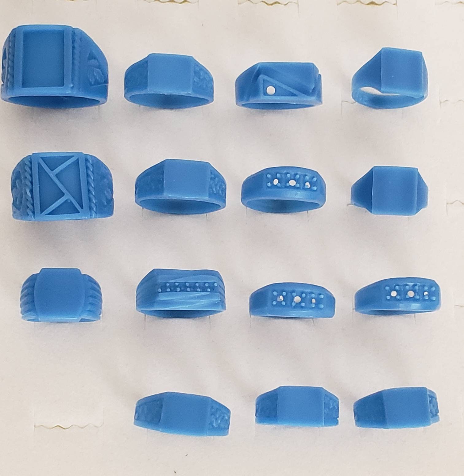 Lot of 15 Wax Men's Rings Assortment. Wax patterns for Etsy