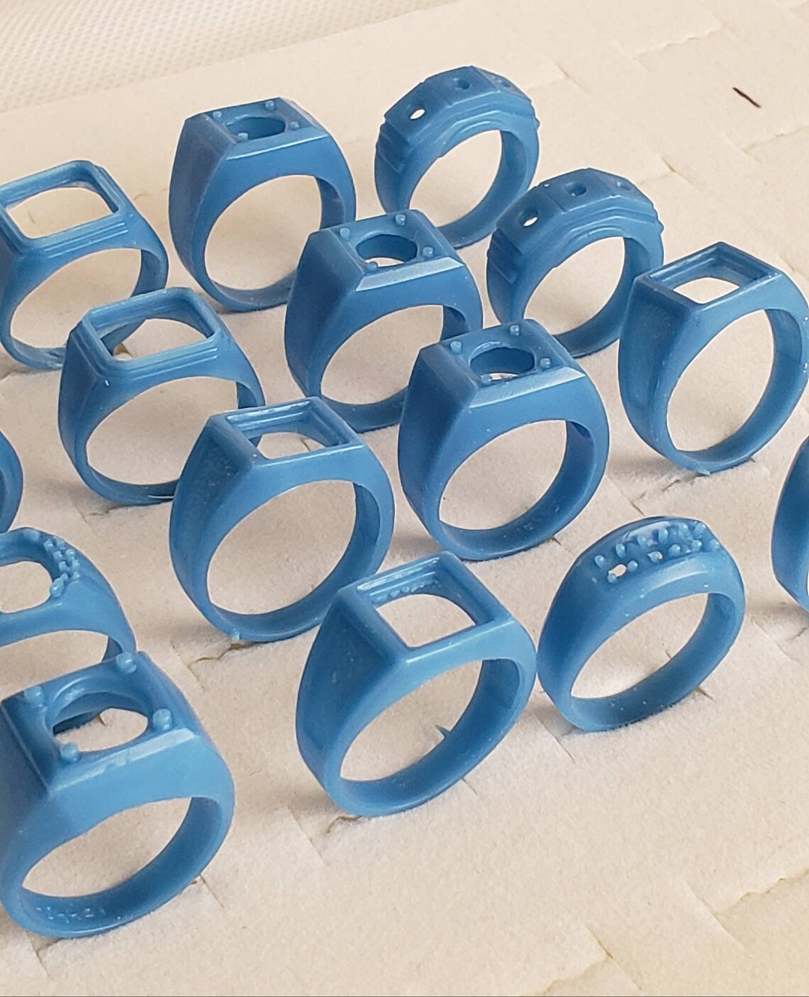 Lot of 16 Mens Rings. Wax patterns for lost wax casting 21103 Etsy