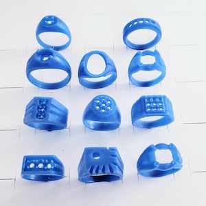 11 Assorted Rings. Wax Patterns For Lost Wax Casting 26-060