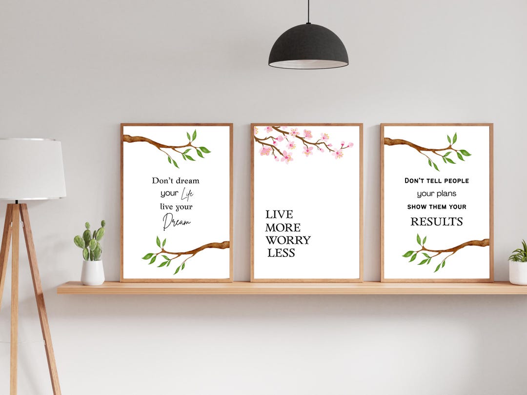 Inspirational Quotes Digital Wall Art | Motivational Quote Printable ...
