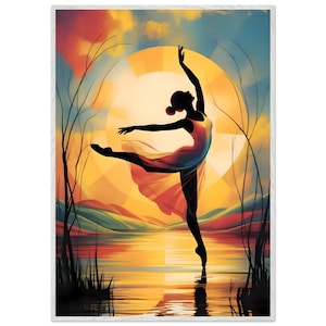 Indian Dancer Canvas Art: Vibrant Oil Painting Style Home Decor