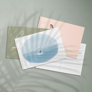Cartoline postali di Surf Art