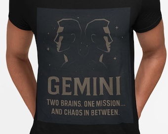 Gemini Astrology T-Shirt: Zodiac Star Sign Tee