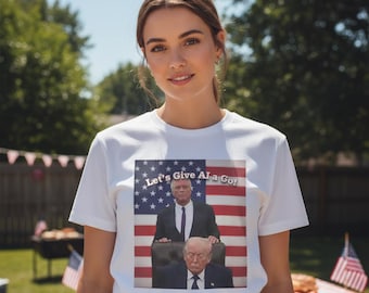 Camiseta divertida con meme político de Trump, camiseta electoral, camiseta patriótica de algodón