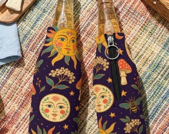 Funda para bebidas del solsticio de verano, enfriador de cerveza para festivales, regalo de bruja
