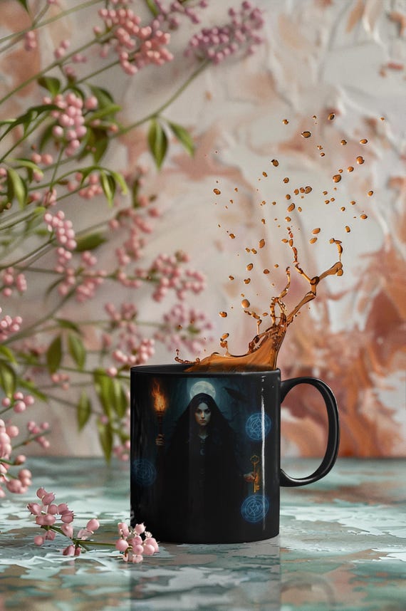 Goddess Hecate Witchy Mug, Goddess Coffee Cup, Alternative Gifts, Unique  Mugs - Etsy