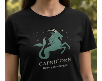 zodiac sign shirt, capricorn tee, astrology tshirt capricorn gift idea