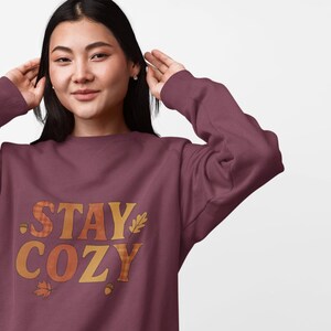 Cozy Autumn Sweatshirt: Warm Fall Pullover, winter weather,sweater weather pullover. image 7