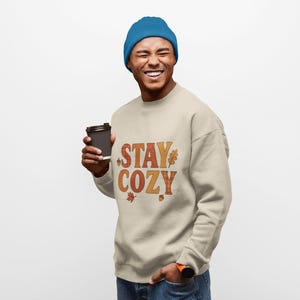 Cozy Autumn Sweatshirt: Warm Fall Pullover, winter weather,sweater weather pullover. image 2