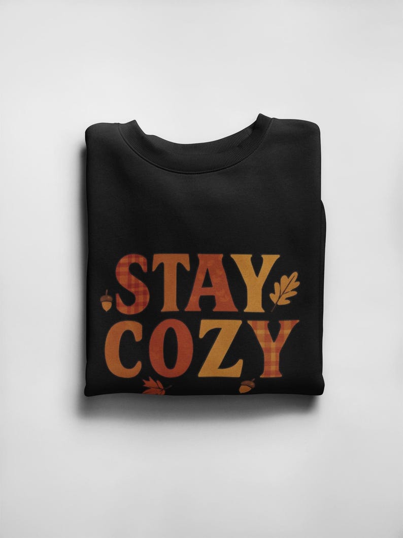 Cozy Autumn Sweatshirt: Warm Fall Pullover, winter weather,sweater weather pullover. image 1