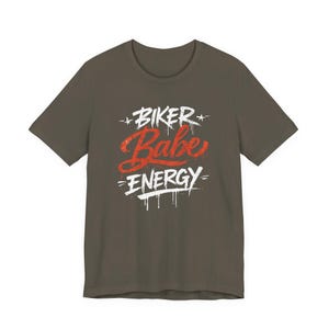 women biker shirt, motorcycle tee, cotton motorcycle top, women biker gift. Bild 14