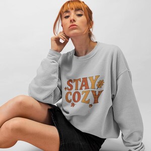 Cozy Autumn Sweatshirt: Warm Fall Pullover, winter weather,sweater weather pullover. image 6