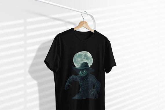 Halloween Scarecrow T-Shirt: Creepy Fall Design