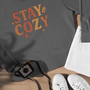 Cozy Autumn Sweatshirt: Warm Fall Pullover, winter weather,sweater weather pullover. image 9